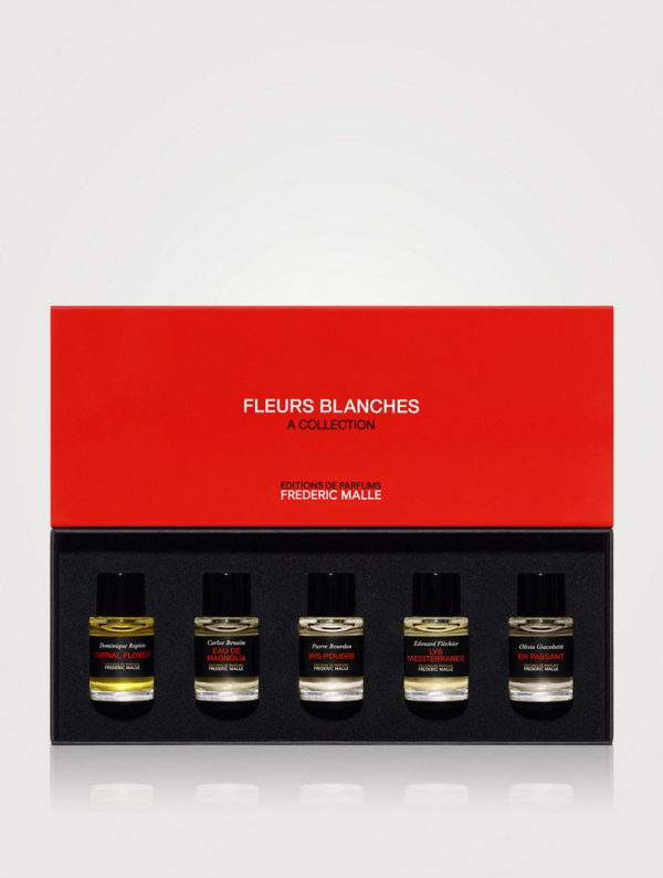 Set Frederic Malle Fleurs Blanches 5 Mini x 7ml (Carnal Flower, Eau de Magnolia, Iris Poudre, Lys Mediterranee, En Passant)